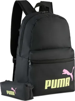 Immagine prodotto di PUMA zaino Phase Backpack Set 22L PUMA Black - Fizzy Light nero