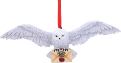 Produktbild von Harry Potter Weihnachtsbaumschmuck Hedwig als Deko Anhänger
