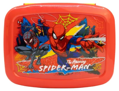 Image de Spider-Man Enfants BentoPro Boîte à lunch Boîte à déjeuner Boîte à goûter avec 3 compartiments