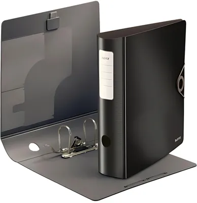 Produktbild von Leitz Ordner Active Solid A4 82mm schwarz, A4, Lagerung, Hartschaumstoff, Schwarz, 500 Blätter, 8,2 cm