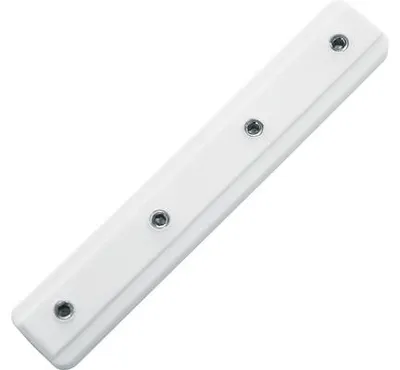 Produktbild von Schieneverbinder für Aluminium-Vorhangschienen 2-läufig weiß