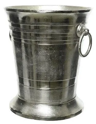Produktbild von Champagnerkühler Weinkühler Aluminium silber Ø 28 cm Höhe 33 cm