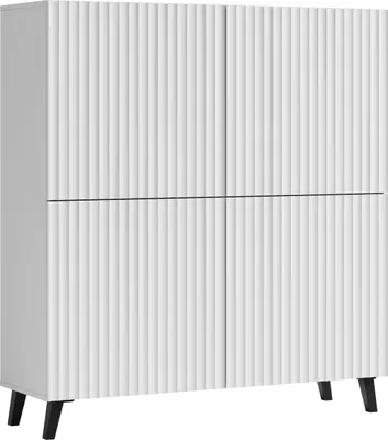 Produktbild von MINIO go for it, Kommode stehend LOKET 4-trg, 120 cm, weiß