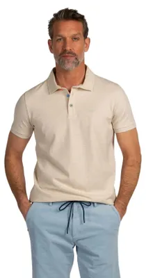 Immagine prodotto di Polo beige New Zealand, vestibilità regolare, maniche corte