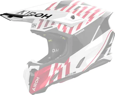 Immagine prodotto di Frontino Casco Airoh Twist 3 Thunder Rosso Bianco