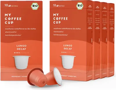Produktbild von My Coffee Cup - Decaf – 50 Kapseln