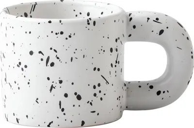 Obrázek produktu pro eCa CUP19 Keramický kropenatý hrnek s uchem 300 ml