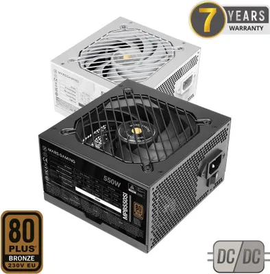Image de Mars Gaming MPB550SI power supply unit 550 W 24-pin ATX ATX Black