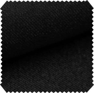 Produktbild von novely® ARTENA - Samtiger Velours-Möbelstoff - Anschmiegsamer Polsterstoff - Robuster Bezugsstoff - Pflegeleichte Meterware 1lfm - Farbe: 18 Schwarz