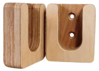 Obrázek produktu pro BearOnBar - 2x Dřevěné držáky pro upevnění gymnastické hrazdy do 145 cm - 30 mm - pro silový trénink a shyby v zárubni - 1 sada