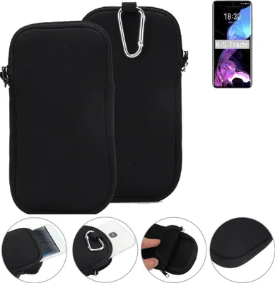 Produktbild von K-S-Trade Neopren-Hülle Handyhülle kompatibel mit Meizu 18 Schutzhülle Neoprenhülle Sleeve Schutz-Hülle Gürtel Tasche Case Holster Handytasche