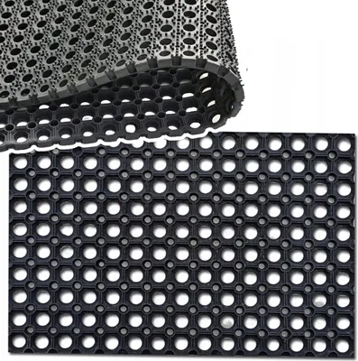 Zdjęcie produktu dla Wycieraczka Ażurowa Zewnętrzna 40X60 Gumowa Gruba 22Mm Plaster Miodu