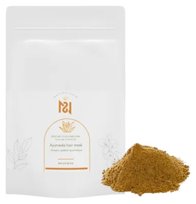 Obrázok produktu pre Ayurvedská maska na vlasy proti vypadávaniu, 100 g