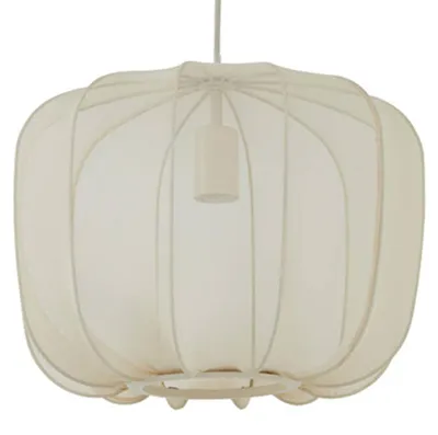 Image de Light & Living - suspension - Plumeria - beige blanc - textile - Ø 40cm - E27 - 2963327