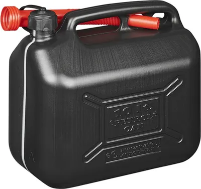Immagine prodotto di Tanica per carburante 10L in plastica nera omologata ONU