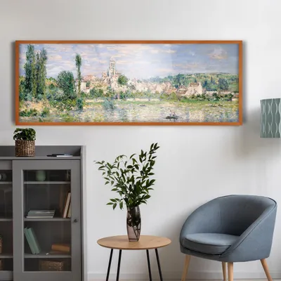 Produktbild von MG Design Bilderrahmen Lackiert 35x100 cm - Posterrahmen Echtholz mit Acrylglas, verstärkte Wandaufhängung, hoch/quer