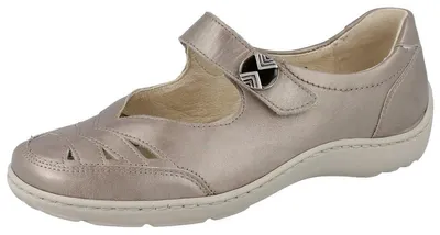 Produktbild von WALDLÄUFER H-Henni Damen Ballerina gold Effektleder - Größe: UK 7