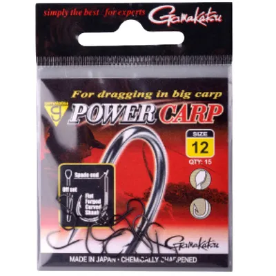 Produktbild von Gamakatsu Power Carp Hooks - 15 Karpfenhaken, Größe:16