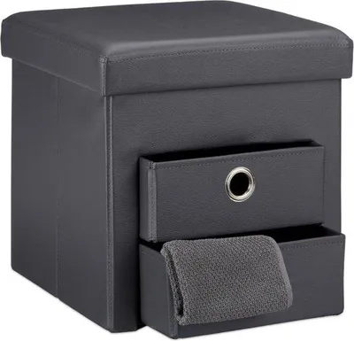 Produktbild von Klapphocker mit Stauraum 6x38x38 cm Sitzbank