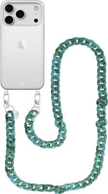 Produktbild von Blue Ocean Transparant Cord Hülle - Long Cord  - Kompatibel mit iPhone 17 Pro Max