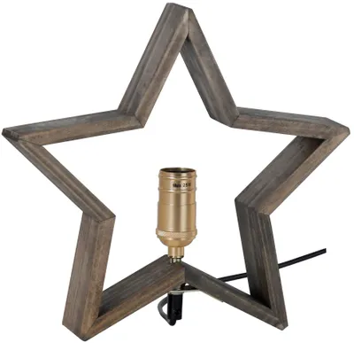 Produktbild von Star Trading 257-33, Leichte Dekorationsfigur, Braun, Holz, IP20, Stern, CE