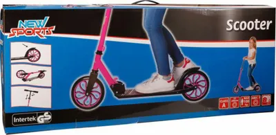 Produktbild von NSP Scooter Pink/Schwarz,200mm, ABEC7