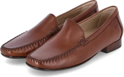 Produktbild von Sioux Damen Slipper/ Mokassins CAMPINA Braun Glattleder - handgenähtGröße:8