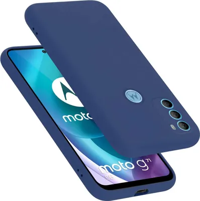 Produktbild von Cadorabo Hülle für Motorola MOTO G71 5G Hülle Silikon Handyhülle Case aus flüssigem Silikon, Kratzfeste und stoßfeste Schutzhülle für Motorola MOTO G71 5G