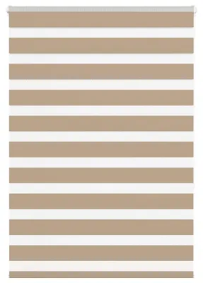 Image de vidaXL Store double beige sable 110 x 150 cm Largeur du tissu 105,9 cm Polyester