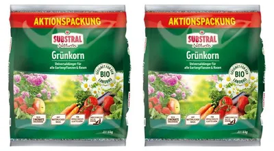 Produktbild von SUBSTRAL® Grünkorn Langzeitdünger für Garten, Obst, Gemüse und Rasen 12 kg