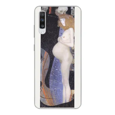 Produktbild von MuchoWow® Handyhülle Schutzhülle Hülle für Samsung Galaxy A70 Hoffnung I - Gustav Klimt Silikon Softcase Handy Hülle - Schutzhaube