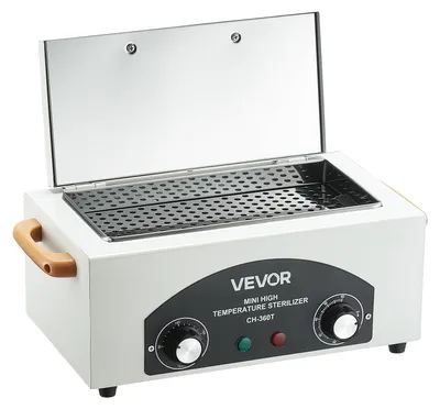 Obrázok produktu pre VEVOR vysokoteplotný autokláv 2 L 300 W, vysokoteplotný čistiaci stroj s nastaviteľnou teplotou a časom, suchá tepelná rúra na čistenie nechtov, sterilizátor pre domáce laboratóriá