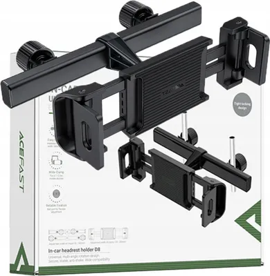 Produktbild von Acefast Autokopfsttzenhalterung fr Handy und Tablet (135-230mm Breite) schwarz (D8 schwarz)