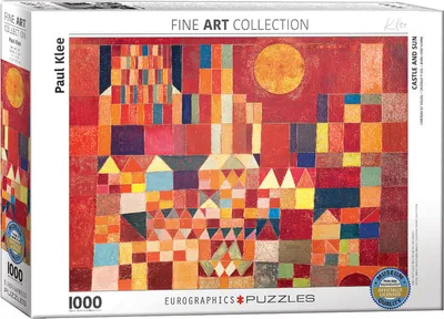 Produktbild von 1000 Teile Puzzle Paul Klee Burg und Sonne