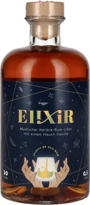 Produktbild von Old Man ELIXIR Karibik-Rum-Likör 30% Vol. 0,5l