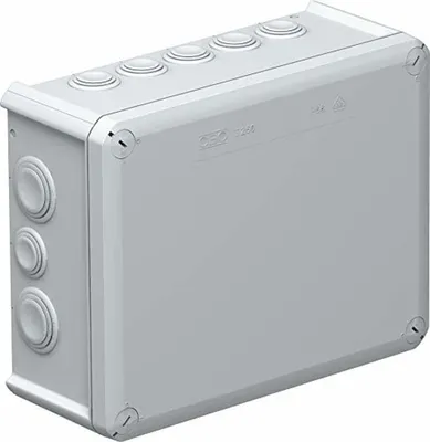 Produktbild von OBO BETTERMANN Abzweigkasten T250 240x190x95 mm lichtgrau (2007109)