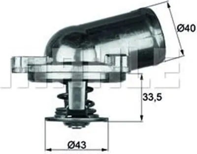 Produktbild von Mahle Thermostat für Audi Skoda VW