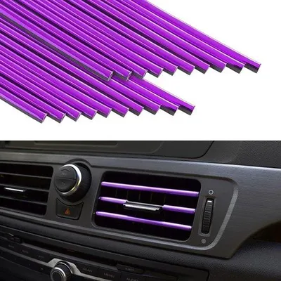 Produktbild von Lila Dekorationsstreifen für Auto-Ventile, biegsam, 20-teilig
