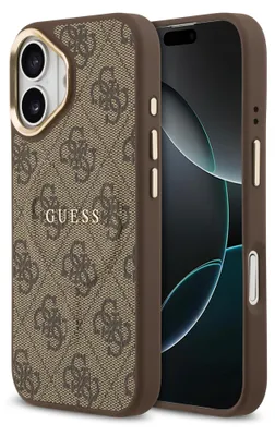 Obrázok produktu pre Guess – Hardcase 4G Classic MagSafe obal na iPhone 17 – hnedý