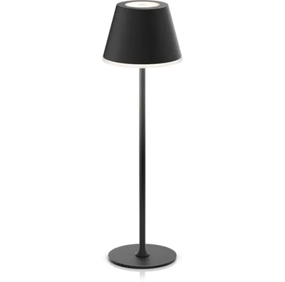 Produktbild von Brandson Tischlampe kabellos, LED Tischleuchte, Nachttischlampe, dimmbar, Touch, Akku Tischleuchte mit USB Ladestation, warmweiß, neutralweiß, kaltweiß