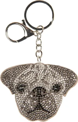 Image de Juleeze JZKC0207 Porte-clés argenté 7x2x12 cm