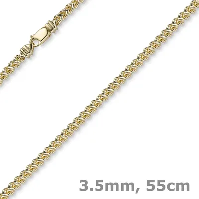 3-5mm-Franco-Kette-aus-585-Gelbgold-55cm