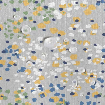 Image de Nappe en résine antitache bleu 100x135 cm JAVA