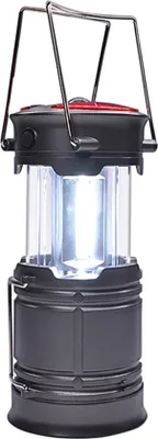 Produktbild von Solight Wiederaufladbare Camping-LED-Leuchte mit Laterne, 200lm, grau