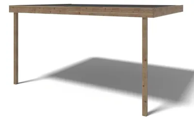 Produktbild von Überdachung für Veranden, Terrassen und Gartenhäuschen 3.88x3m - Imprägniert