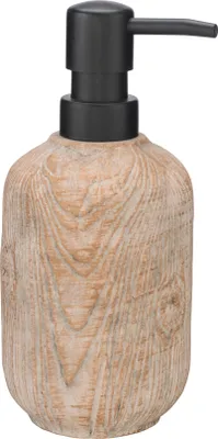 Produktbild von WENKO Seifenspender Mod. Florio, aus Keramik in Holz-Optik