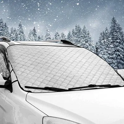 Produktbild von Winter-Auto-Afdekking, opvouwbare Magneetscherm, ijs- und Schneebeschermung, Sonnenschutz, 190 x 100 cm