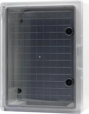 Obrázek produktu pro Plastové pouzdro 300 × 400 × 195, IP65, průhledná dvířka