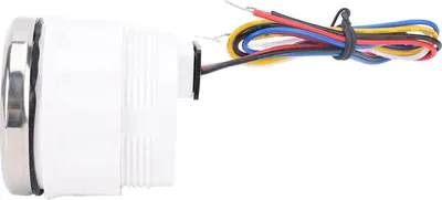 Produktbild von 52 mm Motor, 4000 U/min, Drehzahlmesser mit Betriebsstundenzähler, 7-farbige Hintergrundbeleuchtung für LKW, Traktor, Auto, Wohnmobil, Boot, DC 9 bis 32 V, weißes Zifferblatt, silberne Abdeckung CX6226
