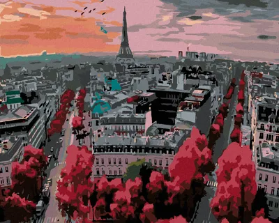 Immagine prodotto di Zuty - Dipingere con i numeri - PARIGI, 40x50 cm, senza cornice e senza tela